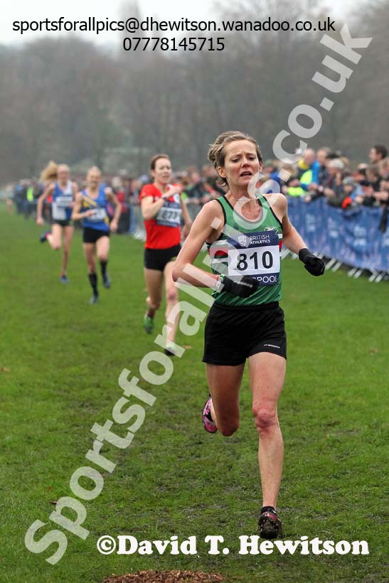 Senior women's European Cross Country Trials, Sefton Park, Liverpool. Photo: David T. Hewitson/Sports for All Pics
